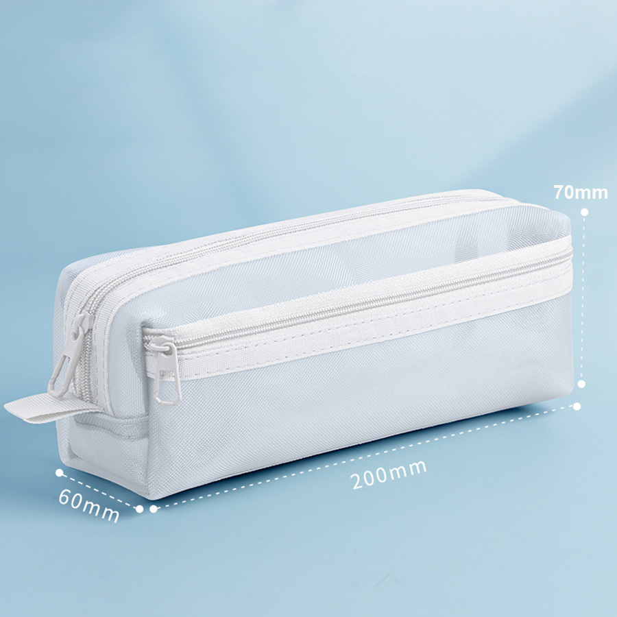 Vicloon Dokumententasche A5, 10pcs Reißverschlusstaschen mit Etikett | Wasserdichte Mesh-Taschen