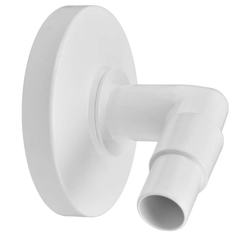 Vacuum Plate Adapter Exquisite Wear Resistant Plastic 15CM Skimmer Vacuum Plate with 90° Elbow for Swimming Pool