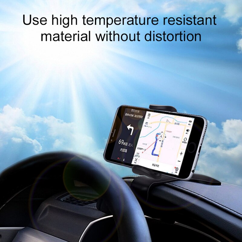 Universal 360 degrees Car Phone Holder Cell Phone GPS Car Dashboard Mount Phone Holder Stand Hud Clip On Cradle Phone Bracket