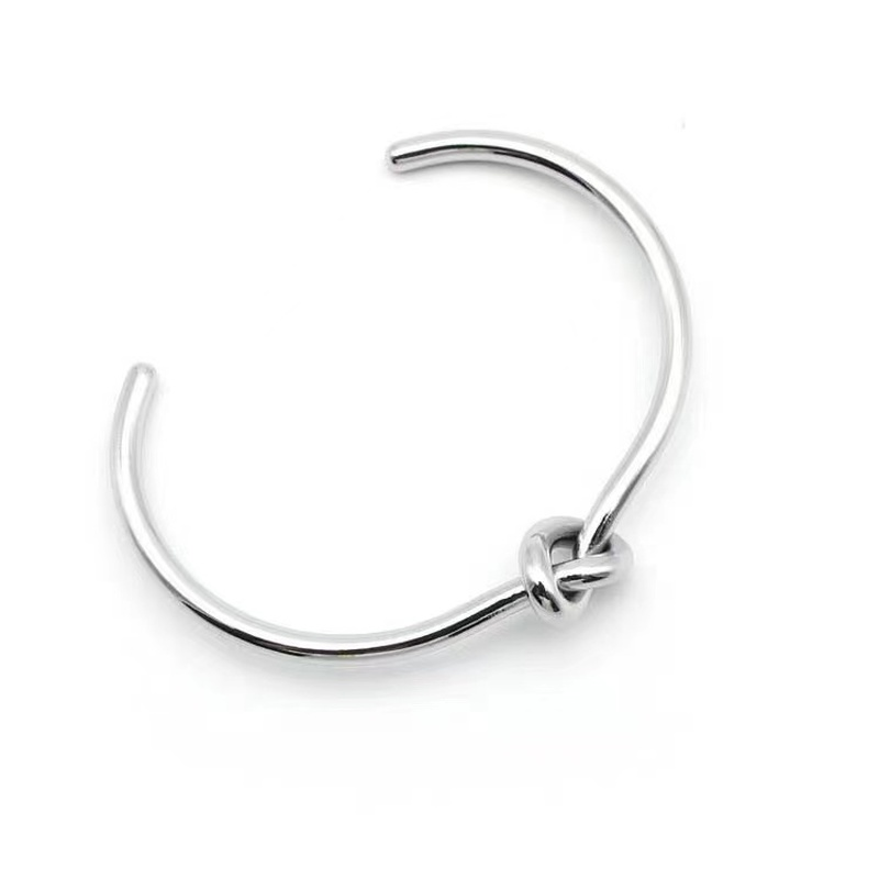 Mewgulf Drie-Dimensionale Gedraaide Draad Geknoopt Bangle Geometrische Armband