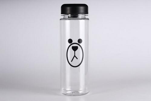 500 ml/350 ml Zomer Sport Fietsen Camping Ruimte Gezondheid Citroensap Melk Waterfles: bear