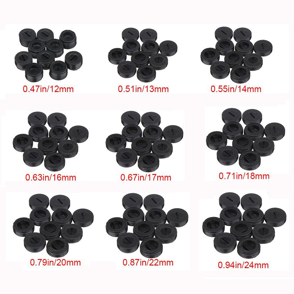 10Pcs Carbon Brush Caps Brush Holder Caps Case Dia.12mm/13mm/14mm/16mm/17mm/18mm/20mm/22mm/24mm Brush Holder Case Accessories