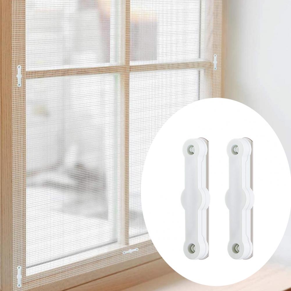 Non-marking Glue 8Pcs Useful Window Grids Snap Fastener Plastic Retaining Clips Adjustable Home Supplies