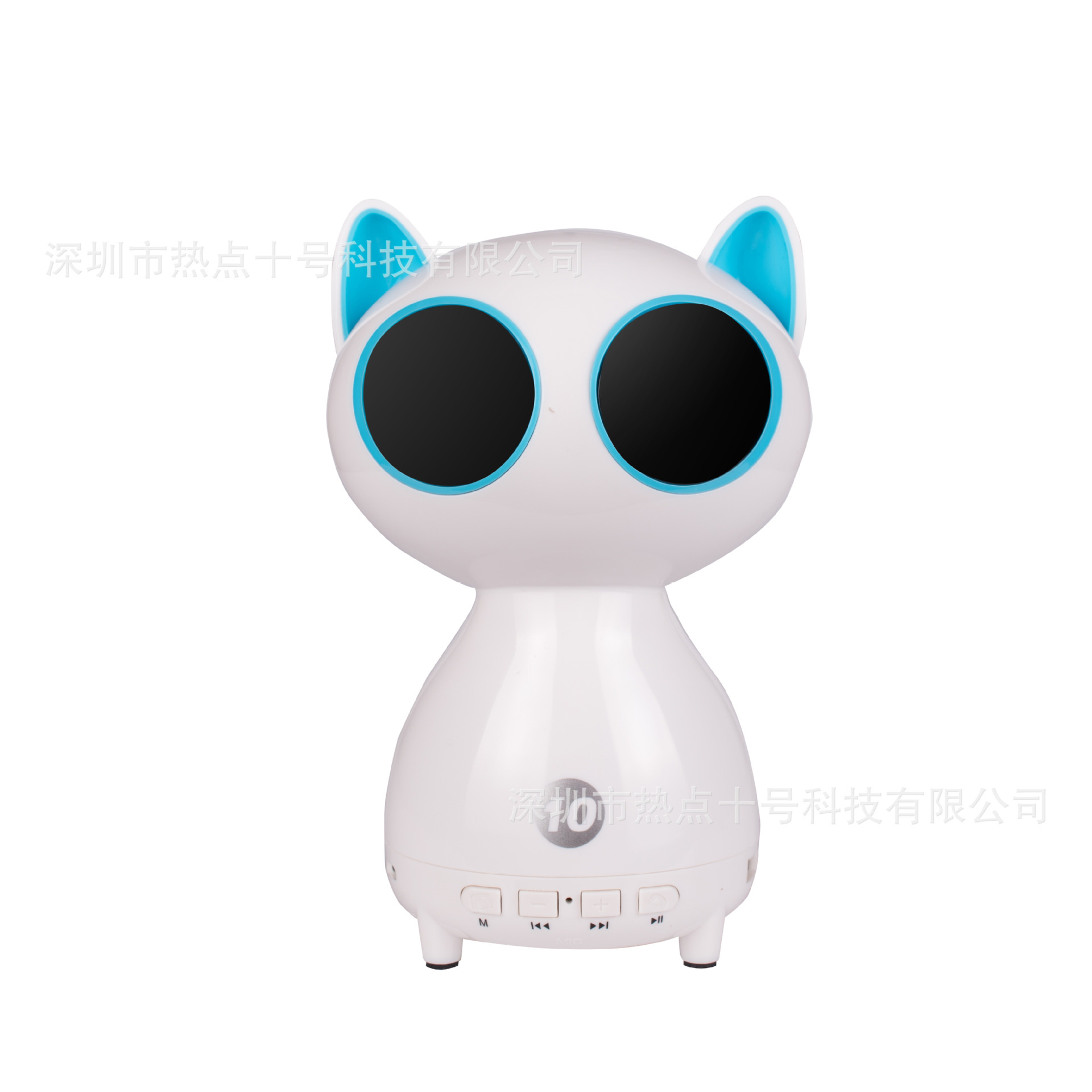 Braziliaanse Kat Pop Cartoon Draagbare Audio Card Usb Flash Disk Computer Draadloze Bluetooth Speaker