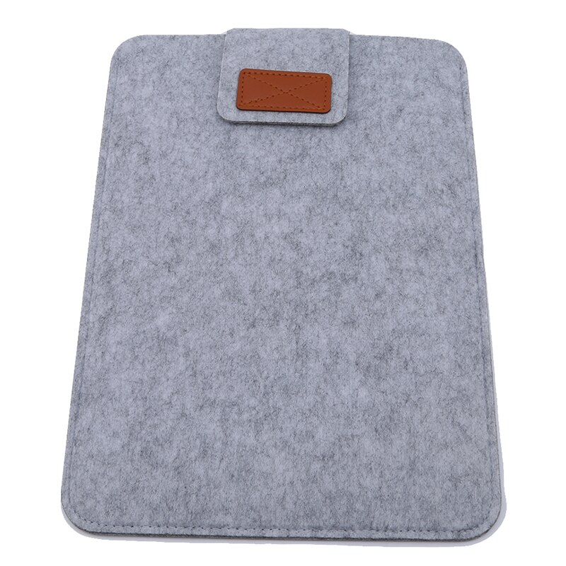 Premium zachte hoes tas, vilten ultrabook laptop tablet tas voor tablet hoes notebook hoes: Lichtgrijs