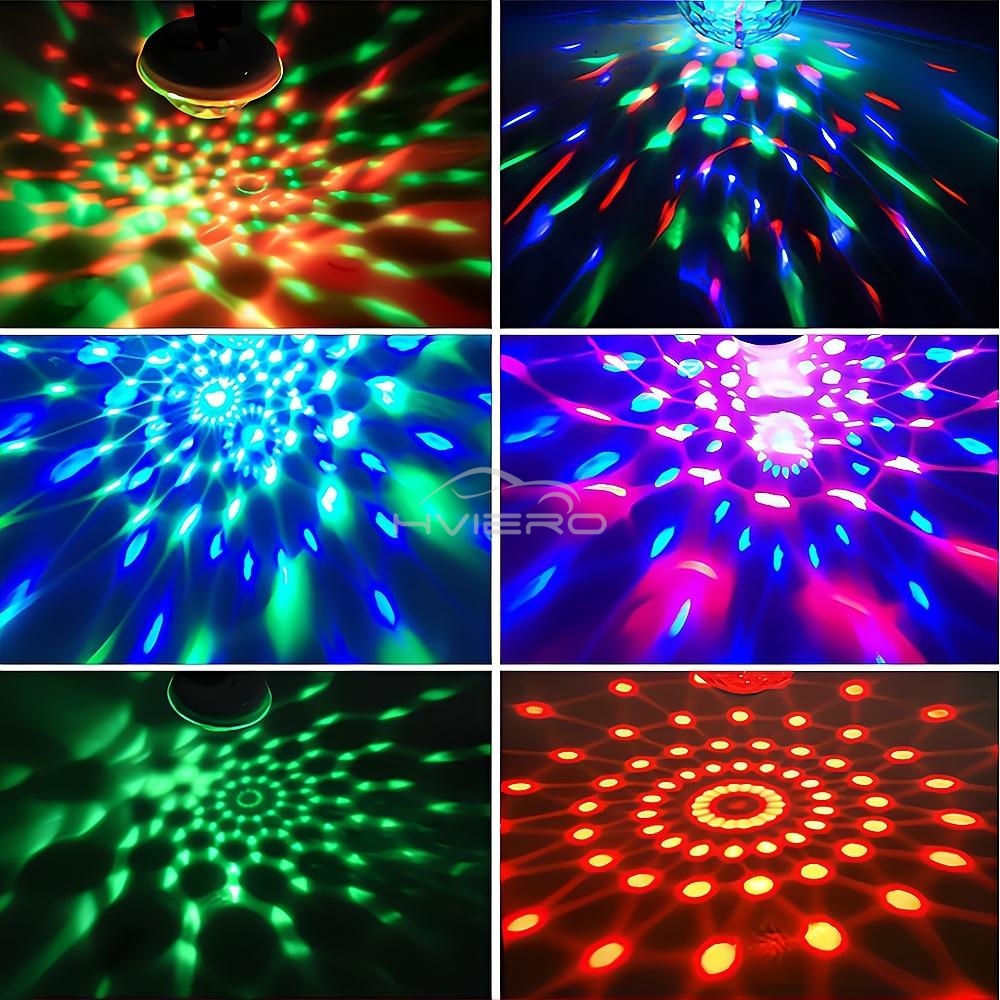 1 stk. usb dj-lykt led-bar nattlys led rgb-diskotekprojektor velkomstmikrokrystallkulelyd festatmosfærelampe
