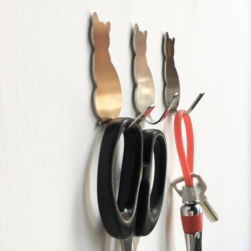 Rvs kapstokhaken wanddeurhanger voor kleding jas hoed sleutelhanger huis badkamer decoratie