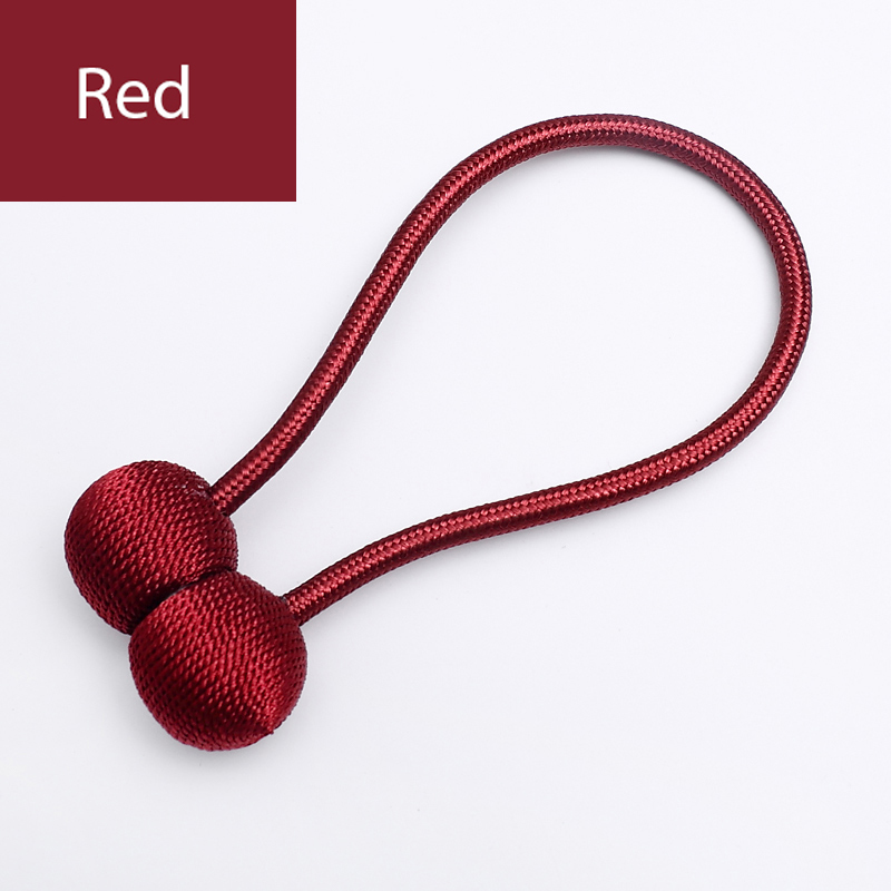 Simple Magnetic Curtain Tieback Clip Curtains Buckle Holder Decorative Home Curtains Accessories: Lavender
