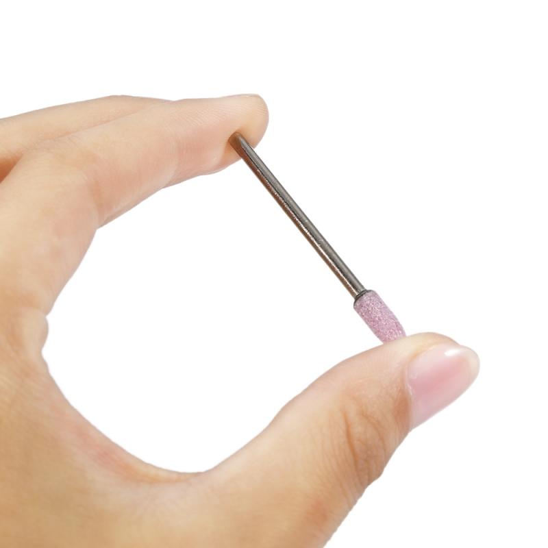 Puntas de taladro eléctrico para uñas, accesorios de molienda de cono Circular, carburo de silicio nativo, rueda con cabezal de pulido de carborundo