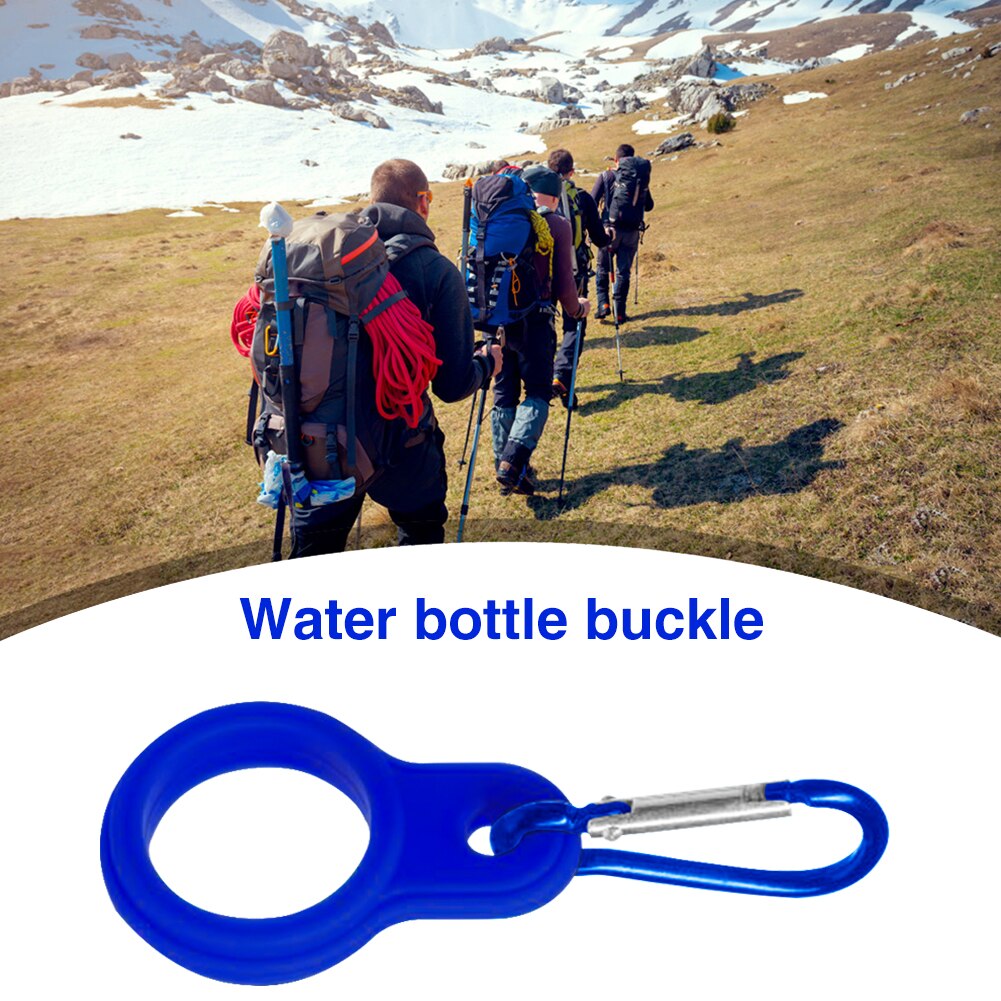 Siliconen Sport Waterkoker Gesp Haak Outdoor Klimmen Bidonhouder Karabijnhaak Camping Wandelen Gereedschap