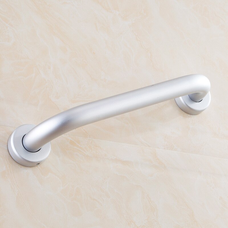 Badeværelse gelænder plads aluminium 30/40/50cm sølv toilet greb bar brusebad sikkerhed støtte ældre handicappede kar håndtag vægmonteret