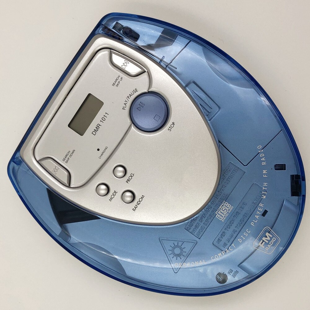 Walkman – lecteur CD Portable, système d'amplification des basses, musique de , disques transparents antichoc, écran LCD, interface audio 3.5mm