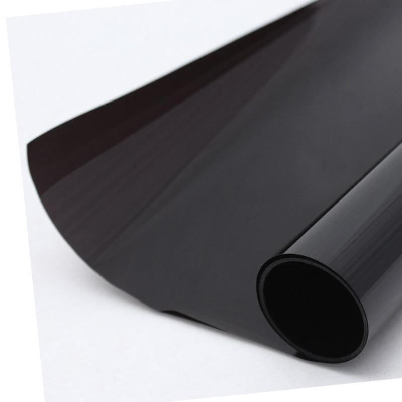 Film de teinte noir résistant à l'usure pour vitres de voiture, rouleau de Film de teinte pour pare-brise avant d'été, Protection UV 150 transparent, 20x 5% cm