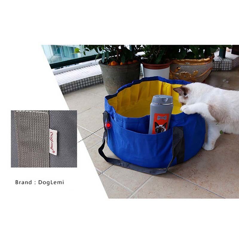 Foldable Pet Swimming Pool Portable Dogs Cats Bathing Tub Collapsible Pet Pool Bathing Tub PVC Pool for Small Sized Dogs Pets