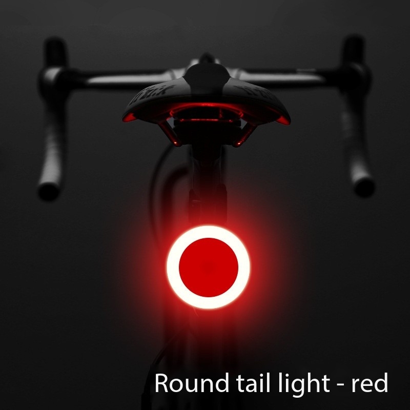 Luz trasera Led para bicicleta, luces traseras con múltiples modos de iluminación, carga USB, accesorios para bicicleta, novedad