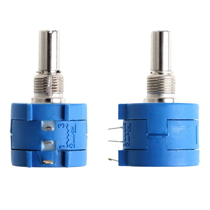 Wirewound Potentiometer 3590S 500R 1K 5K 10K 20K Ohm 10-Turns Linear Rotary Wire Wound Precision Potentiometer Pot Dropshopping