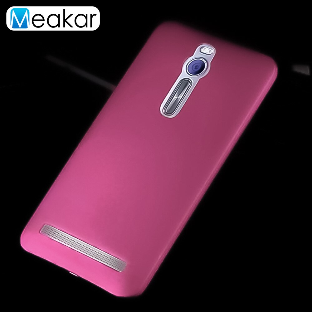 Funda de plástico mate 5.5para Asus Zenfone 2 Ze551Ml funda para Asus Zenfone 2 Ze551Ml Ze550Ml Coque trasero de teléfono funda: For Ze550Ml / pink