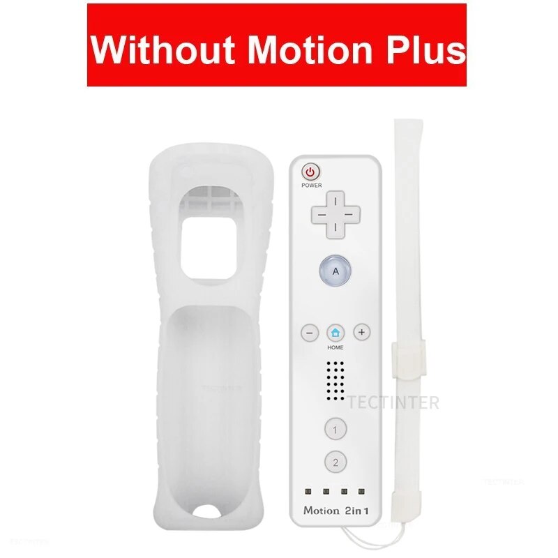 Télécommande Compatible Nintendo Wii Console manette de jeu sans fil contrôleur Nunchuck télécommande Joystick Joypad en option: WHITE