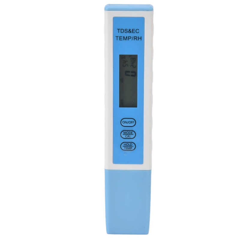 Water Test Pen with Backlight 4 In1 Water Tester 4 In1 for Fish Tank for Farmland irrigation for Laboratory
