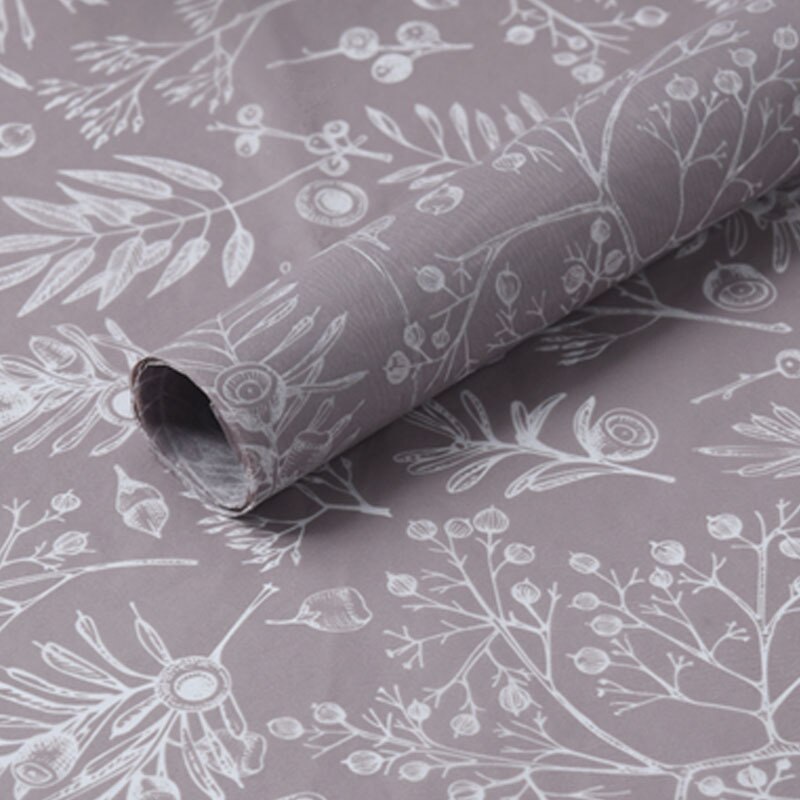 10pcs/lot 50x70cm DIY Flora Fauna Tissue Paper Wrapping Paper Clothing Packing Flower Bouquet Packaging Paper Craft Paper: hazelnuts 10sheets