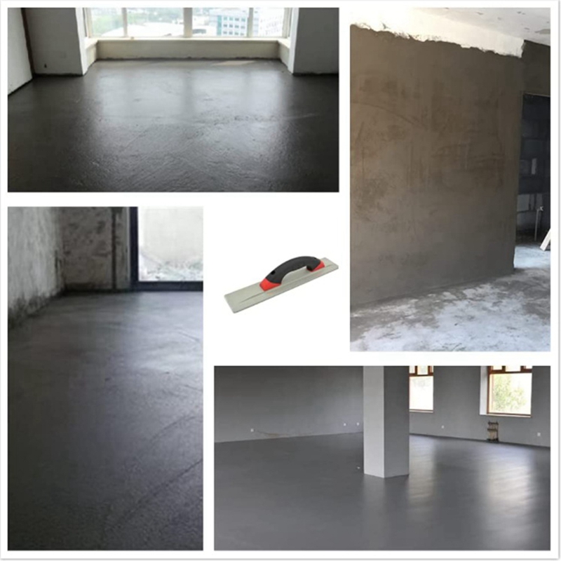 1 Hand-Floating Plastering Trowel Plastering Floats Tiling Tool Alloy Base Long Handle 16X3.1Inch