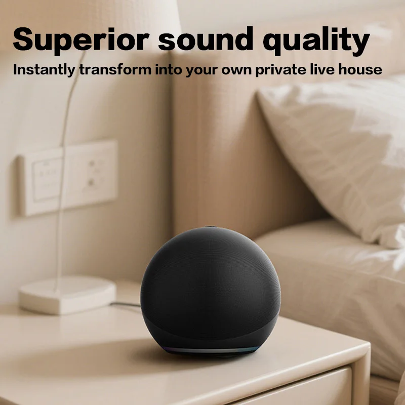 Kleine bluetooth speaker echo dot 5th draadloze bluetooth mini-luidspreker voor buiten, subwoofer voor thuis