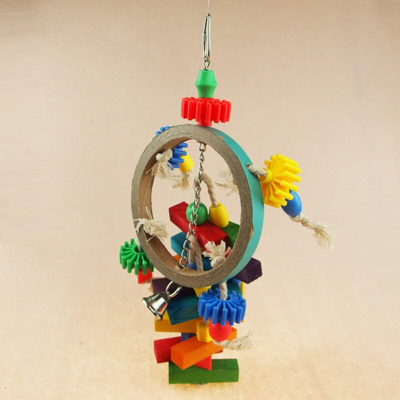 Juguetes para masticar pájaros, juguetes para morder, para loros de tamaño pequeño a grande, accesorios para aves, suministros