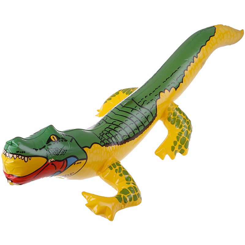 90Cm Opblaasbare Krokodil Blow Up Funny Water Speelgoed Krokodil Speelgoed Alligator Ballon Voor Zomer Strand Zwembad Opblaasbaar Speelgoed