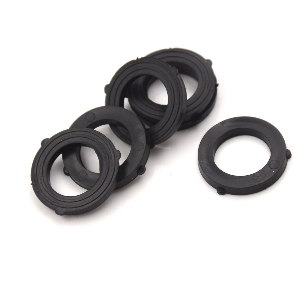 20 stk. kraftig hageslange i gummi med 3/4 " utvendig o-ringpakning, flate deler