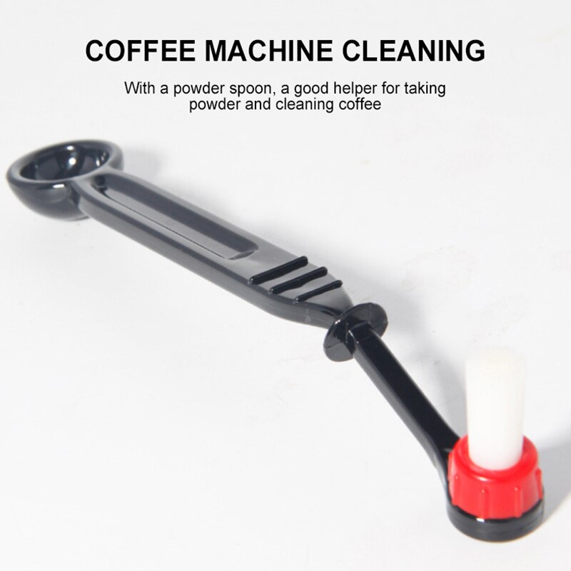 Koffie Machine Borstel Koffie Vuil Reinigingsborstel Nylon Afneembare Dual Purpose Koffie Machine Borstel