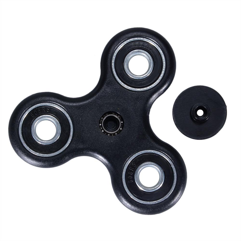 Triangular Fidget Hand Spinner Fingers Toy with 608rs Bearing Durable Non-3D printed: Default Title