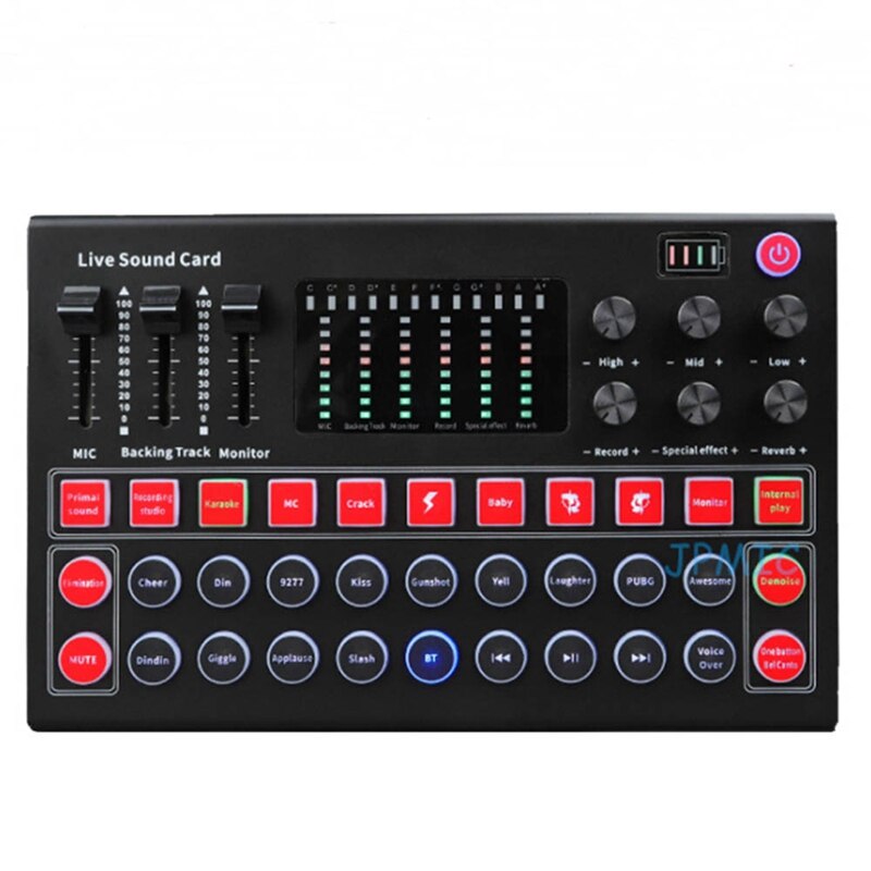 M9 audio sound card 3,5mm microphone headset live broadcast studio telephone computer bluetooth sound adapter for computer: Default Title