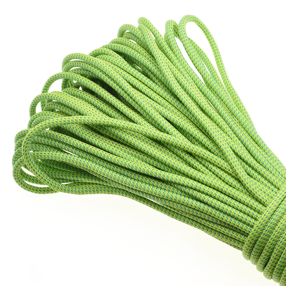1 Stück 100ft 550 Paracord Fallschirm schnur Schlüsselband Mil spez Typ III 7 Strang Kern zum Klettern Camping Schnallen Armbinde: Antikes Zink