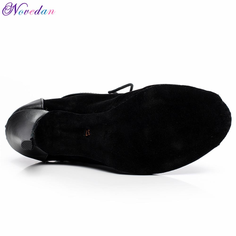 Frau Latin Dance Schuhe Damen Mädchen Sneaker Tanzen Stiefel Für Frauen Jazz Ballsaal Kizomba Salsa Dance Schuhe High Heels 8,5 cm