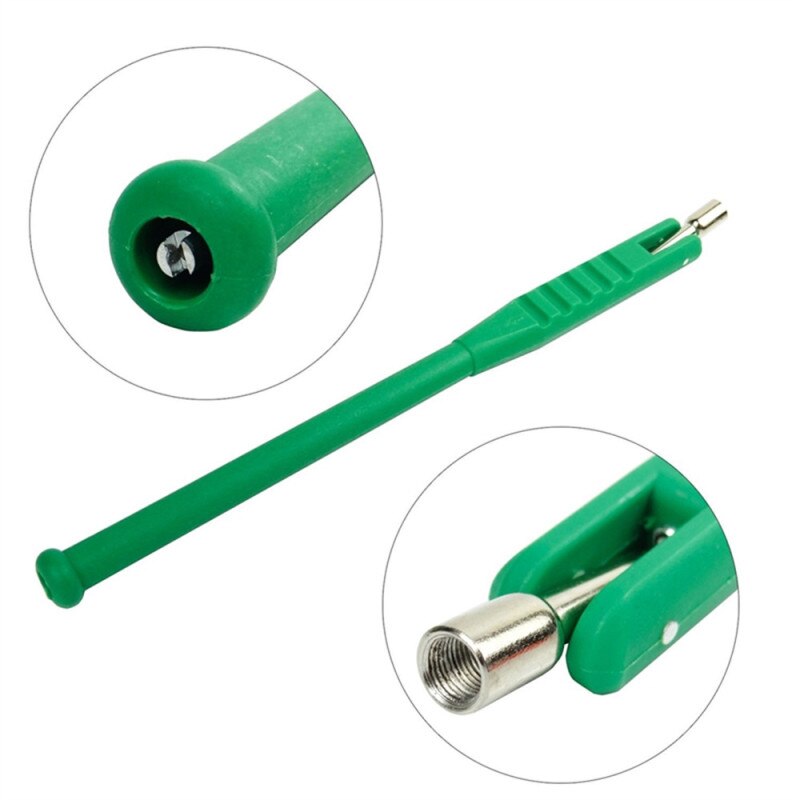 3pcs Tire Valve Stem Puller Tube Metal Tire Repair Tools Valve Stem Core Car Motorcycle Remover Tire Valve Stem Puller Tube