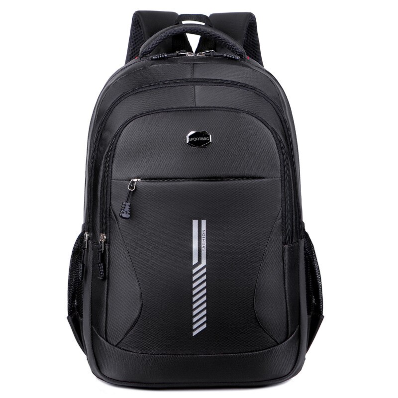 Men's Casual Backpacks Large Capacity Business Backpacks College Students' School Bags Men's Oxford Cloth Lightweight Bags: black2