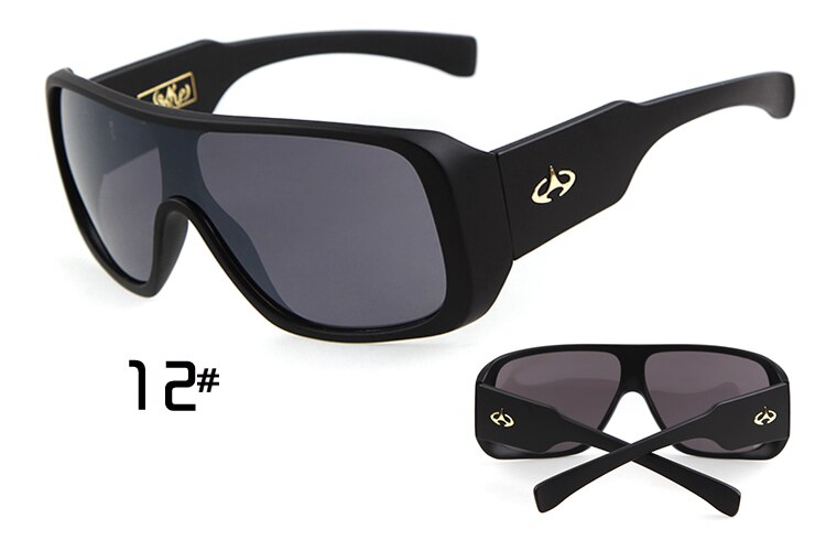 WHO CUTIE Brand EVOKE Sunglasses Men Classic ONE PIECE Square Driving Sun Glasses Shades Male oculos OM283: C12