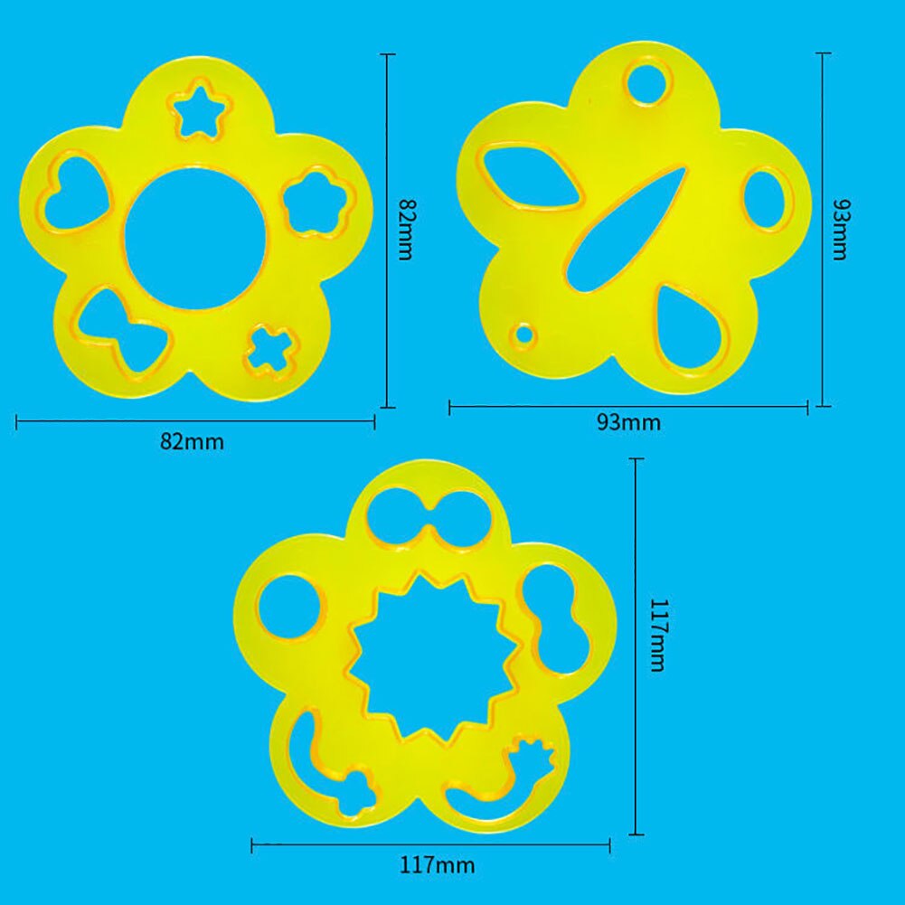 Cartoon Rice Ball Molds DIY Smiling Face Shape Sushi Maker Mould Seaweed Cutter Rice Ball Kitchen Bento Decoration Accessories