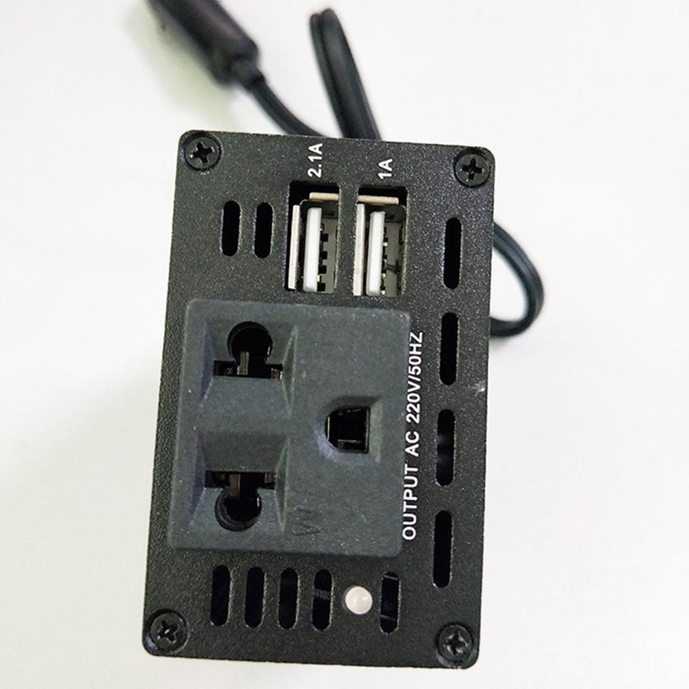 150w auto omvormer lader  dc12 to ac110/220v dubbele usb-uitgang 3.1a stroomomvormers