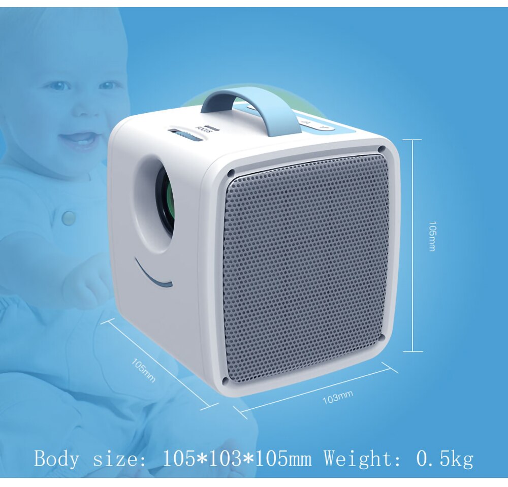 Q2 Mini Projector Portable Projector Home Theater System Children Parent Child Mini LED Beam Player Dormitory Wall Player