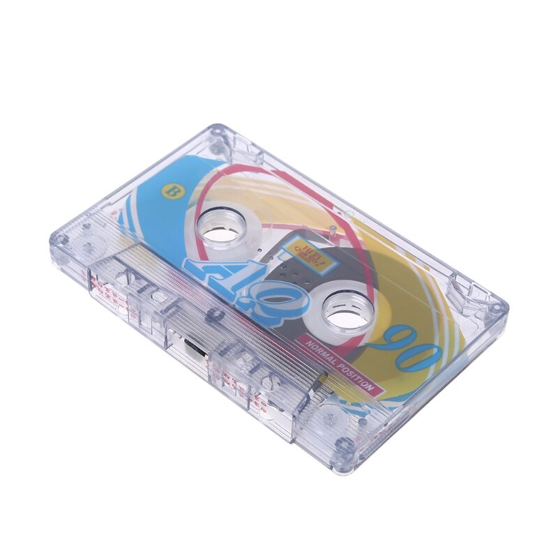 2Pcs Cassette Tapes Blank Tapes 90Minutes Cassette Tape for Voice Recorded