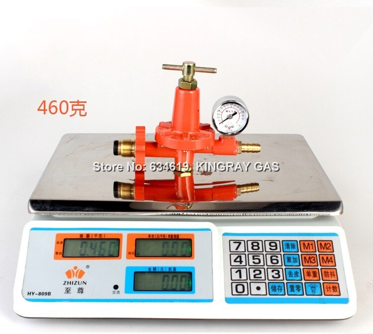 medium pressure gas relief valve with display meter gas middle pressure reducing valve external screw valve