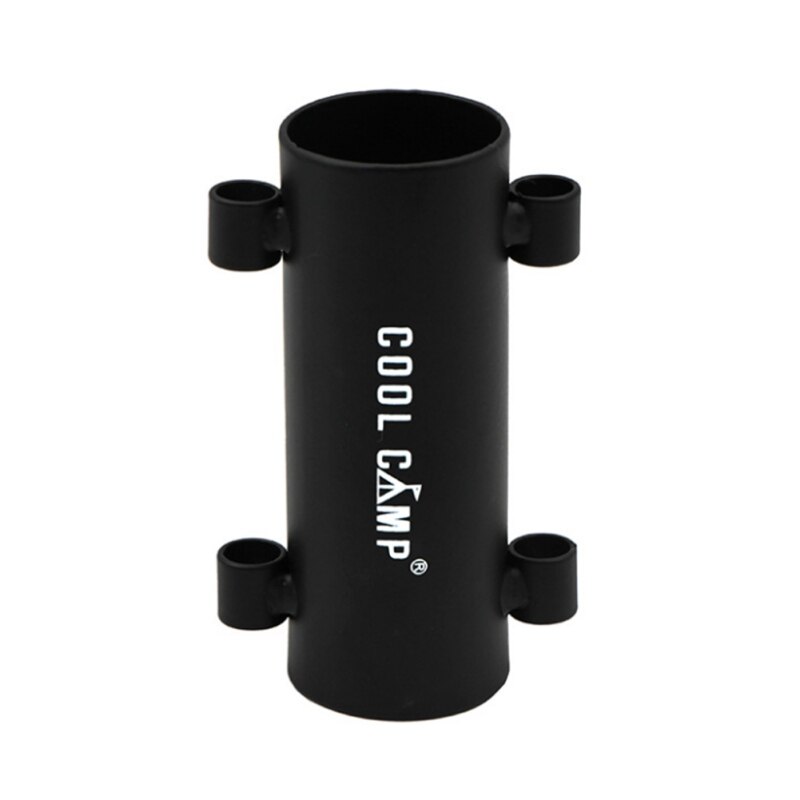 Outdoor Camping Fishing Canopy Pole Holder Tent Awning Pole Fixation Pipe Camp Tents Pole Nail Holder M: Default Title