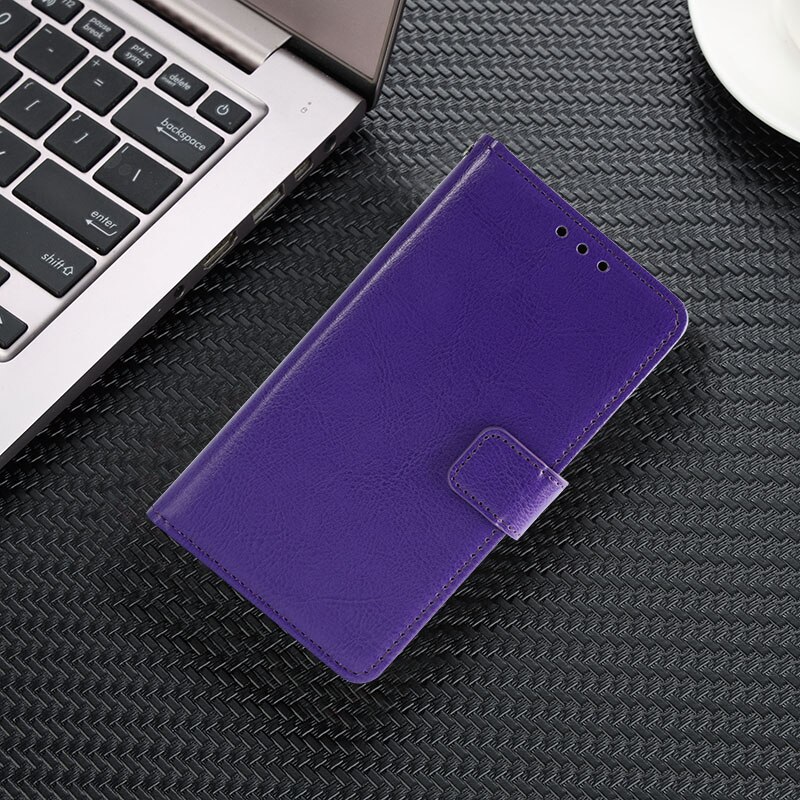 Funda de cuero suave para Sony Xperia Z1 Compact D5503 Z1 Mini M51W L39H C6902 C6903 Flip Stander funda billetera Coque: Xperia Z1 Compact / purple