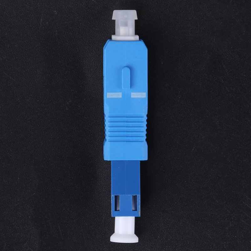 Fiber Optic Adapter SC Male To LC Female Single Mode Fiber Optic Hybrid Optical Adapter Converter Replacement for Sensor