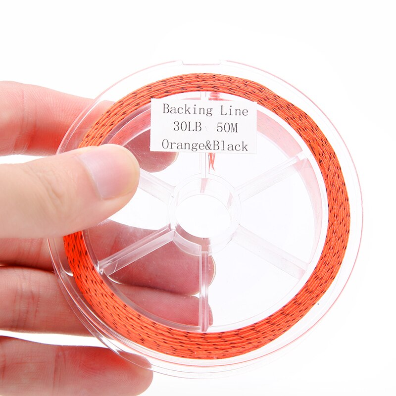 Vliegende Vissen Backing Lijn Vislijn 50M/54.7Yards Nylon 20/30LB Trekkracht Spare Draad Vis gear Pesca Soft Bescherm Handen