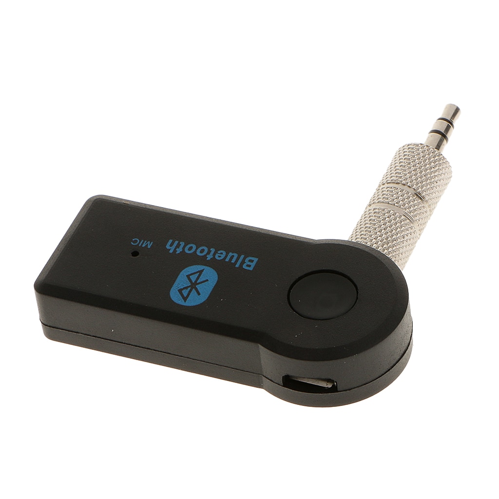 2x 3,5mm Auto Freisprecheinrichtung Bluetooth AUX Audio Receiver Adapter USB Ladegerät