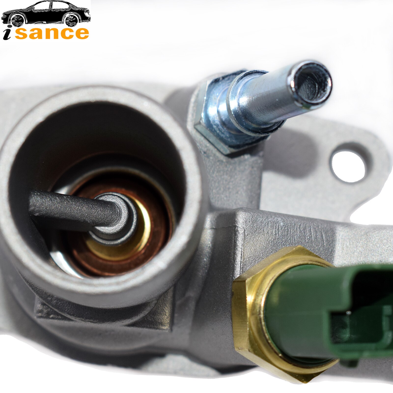 Isance Koelvloeistof Thermostaat Voor Alfa Romeo Mito Fiat 500 Lancia Musa 0055202176,55202176,55239819,55250824,0055193669