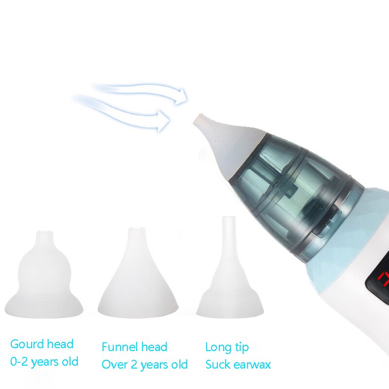 Aspirador Nasal de bebé, limpiador de nariz eléctrico, equipo de corte con ventosa, equipo de limpieza higiénica