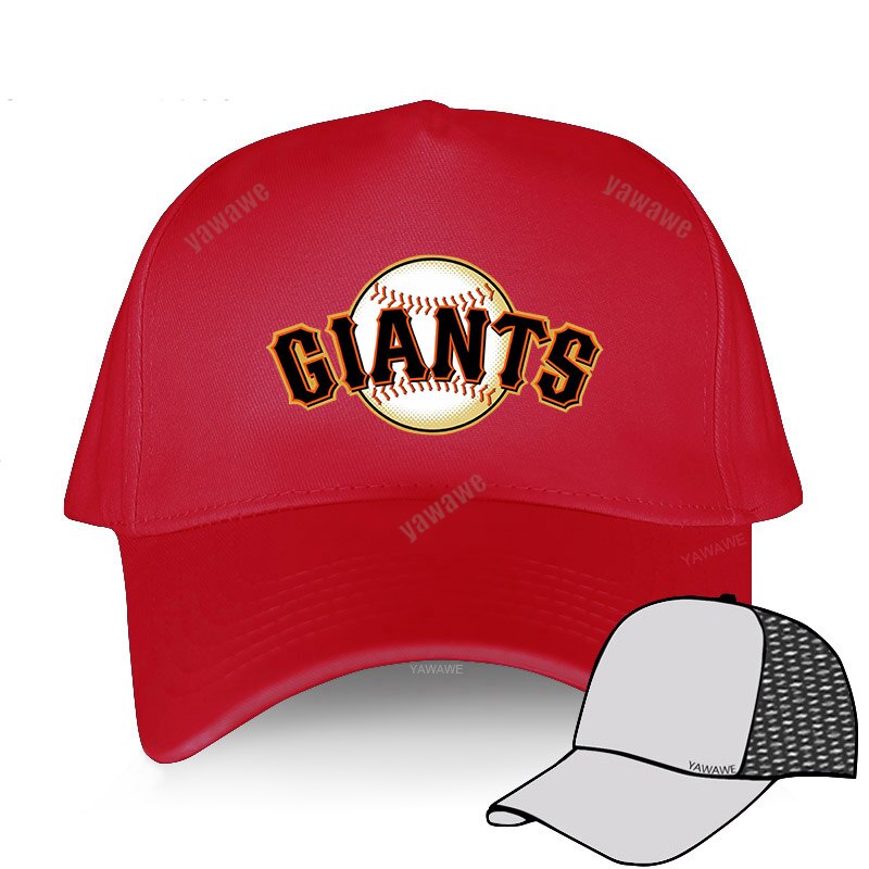 Giants Kugeln Von San Francisco Baseball Kappe Hut Motorhaube Casquette Outdoor Jungen Einfarbig Frühling Frauen Casual Fisch: red mesh